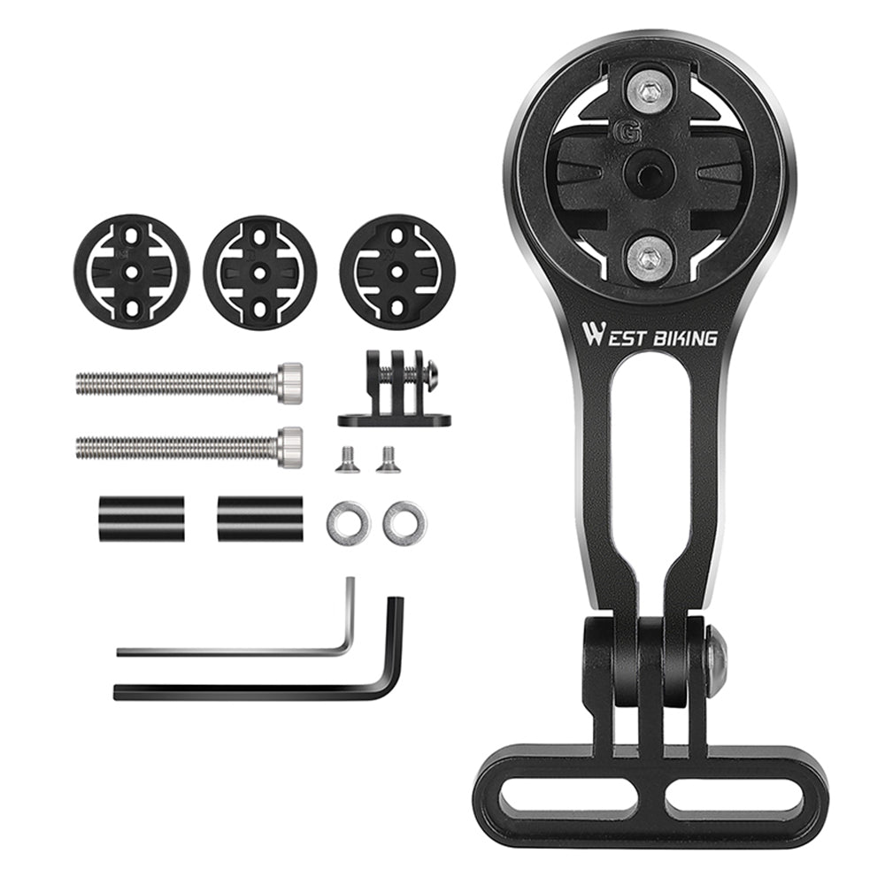 WEST BIKING YP0719374 Cycling Adjustable Speedometer Extension Bracket WEST BIKING YP0719374 Cycling Adjustable Speedometer Extension Bracket